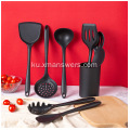 Amûrên metbexê yên xwerû yên silicone spatula kêran scraper